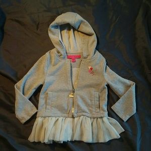 Betsey Johnson ruffle sweatshirt